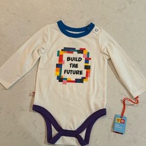 Lego/Target Baby Long Sleeve Bodysuit Size 18 Months